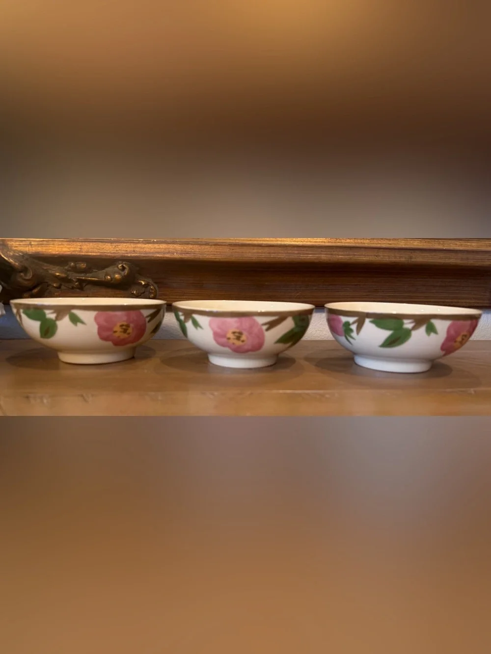 Franciscan Desert Rose Oatmeal Cereal Bowls Set of 3 5.5” Replacement USA